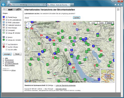 LEMnet Stromtankstellen-Verzeichnis